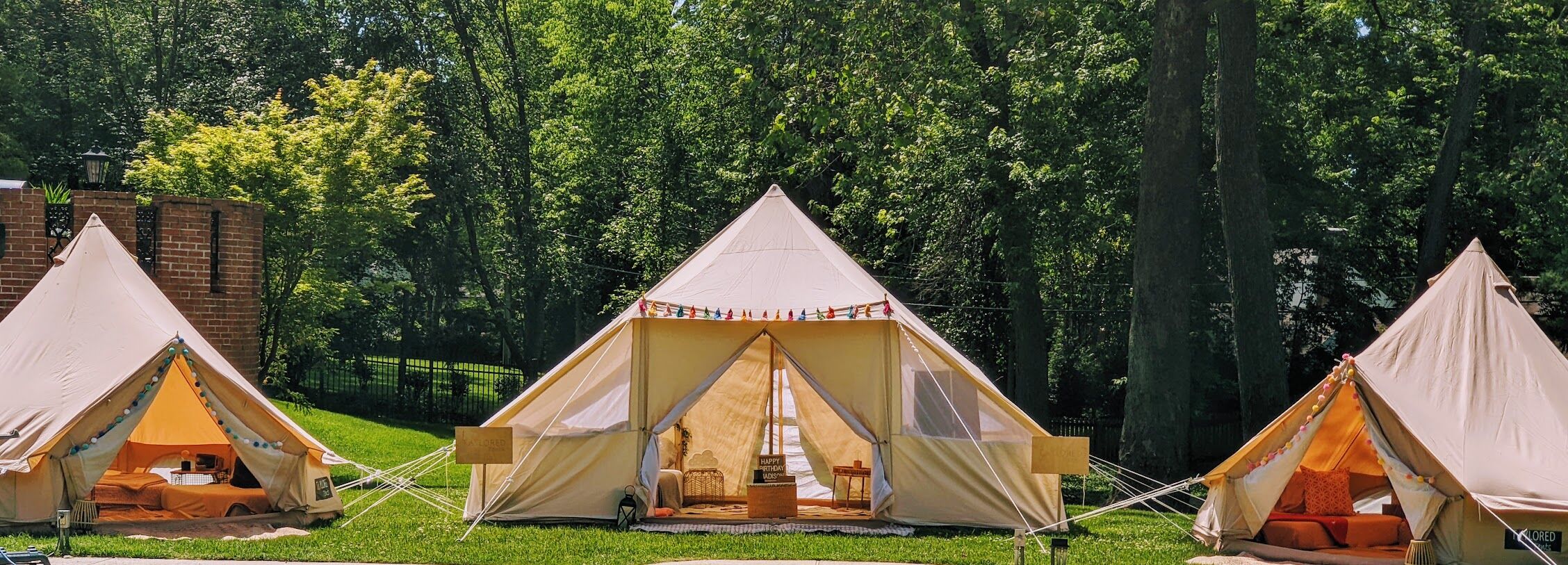 Backyard Glamping With Taylored Tents